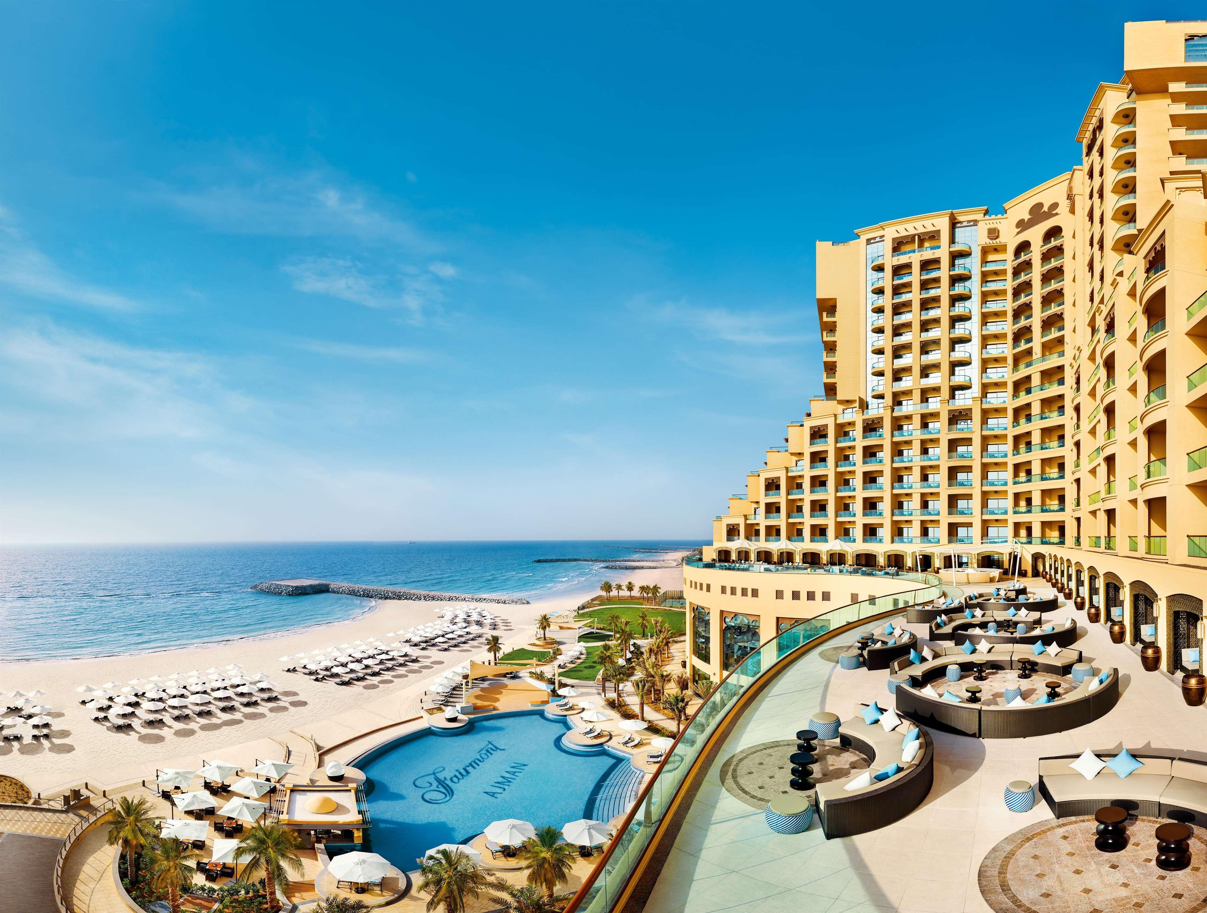 แฟร์มอนต์ อัจมาน Hotel ภายนอก รูปภาพ The resort's beach