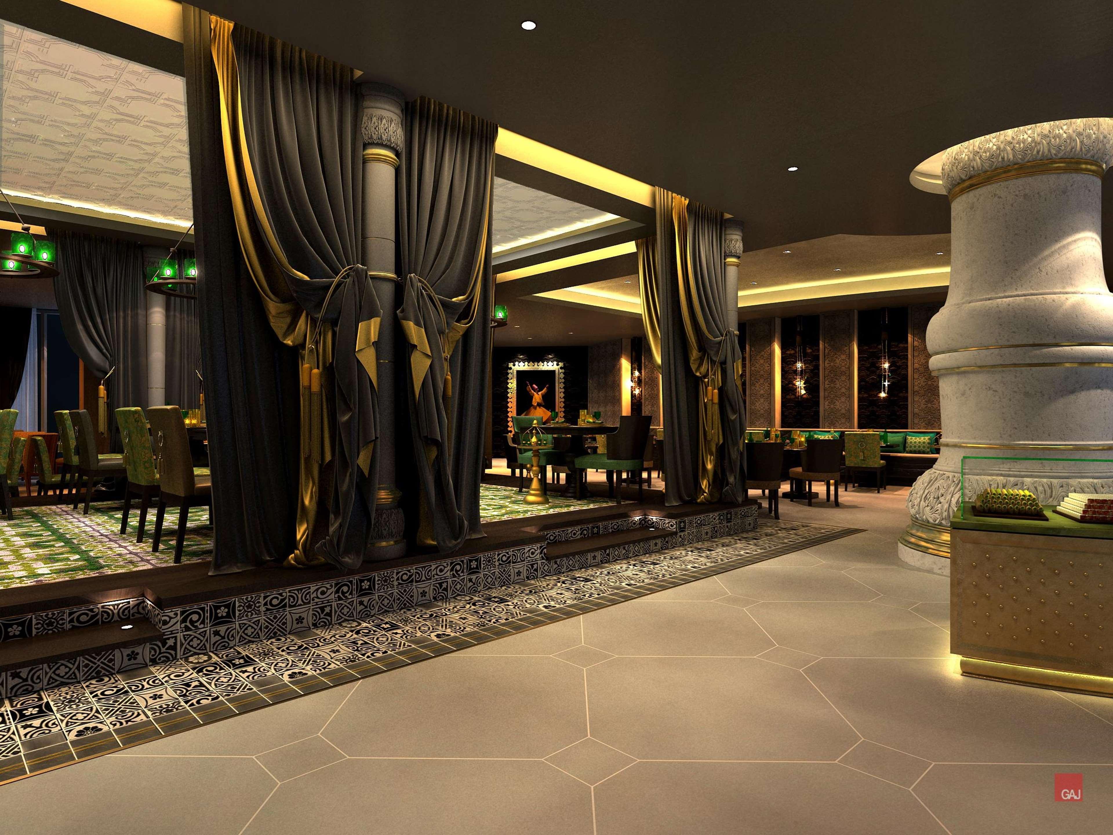 แฟร์มอนต์ อัจมาน Hotel ภายนอก รูปภาพ 3D rendering of a restaurant